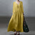 Fashion Long Sleeve V-Neck Cotton Dress | Loose Casual Women’s S-5XL