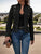 2025 Women’s Retro Jacket | Double Breasted, Solid Color, S–2XL