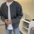 Men’s Zip-Up Knitted Cardigan | Funnel Neck Sweater S–3XL
