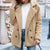 Fluffy Lapel Winter Coat for Women – Warm Button Jacket S-5XL