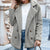 Fluffy Lapel Winter Coat for Women – Warm Button Jacket S-5XL