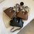 Wide Shoulder Strap Medium PU Leather Bucket Bag – Single Diagonal Bag