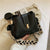Wide Shoulder Strap Medium PU Leather Bucket Bag – Single Diagonal Bag