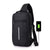 Polyester Anti-Theft USB Charging Chest Bag – Compact & Durable