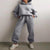 Women's Casual Hoodie Tracksuit Set – 2-Piece S-3XL Sweatsuit