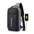 Polyester Anti-Theft USB Charging Chest Bag – Compact & Durable