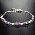 925 Silver Amethyst Bracelet – Sterling Silver Women’s Gem Jewelry