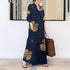 Women’s Cotton Linen Long Dress – Fashionable & Comfortable (S–5XL)