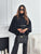 Women’s Batwing Sleeve Cloak Top with Belt | Woolen Jacket S–2XL