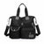 Women’s Waterproof Nylon Shoulder Bag | Multi-Pocket | 35×30×13 cm