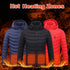 Men’s Heated Puffer Jacket | Electric Coat w/ Hood S–4XL