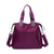 Women’s Waterproof Nylon Shoulder Bag | Multi-Pocket | 35×30×13 cm