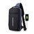 Polyester Anti-Theft USB Charging Chest Bag – Compact & Durable