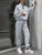 Women’s Zip-Up Sports Sweatshirt Set | Jogger Pants Outfit S–XXL