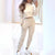 Women’s Stand Collar Pullover Sports Set | Crop Top + Pants S–3XL