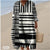 Printed Plus Size Linen Dress - Long Sleeve Loose Fit (2XS-5XL)