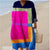 Printed Plus Size Linen Dress - Long Sleeve Loose Fit (2XS-5XL)