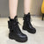 Women’s Platform Martin Boots – Padded, Height Boost, Mid-Calf