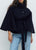 Women’s High Neck Batwing Winter Coat – Belted Trench S–2XL