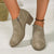 Women’s Ankle Boots – Chunky Heel, Side Zipper, Fall/Winter Style