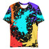 Men’s All-Over Splatter Print T-Shirt – Bold Abstract Design XS–2XL