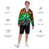 Colorful Digital Abstract Men's Windbreaker | Water-Resistant XS–3XL