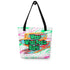Trendy Tote Bag – 100% Polyester Reusable Shopping Bag 15"x15"