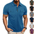 Men’s Summer Polo Shirt with Pockets | Lapel Short Sleeve M–3XL