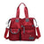 Women’s Waterproof Nylon Shoulder Bag | Multi-Pocket | 35×30×13 cm