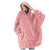 Oversized Hoodie Blanket Sweatshirt – Fleece, One Size, Warm & Cozy