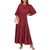 Boho Vintage Long Dress – Summer V-Neck Casual Dress XS-5XL