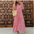 Boho Vintage Long Dress – Summer V-Neck Casual Dress XS-5XL