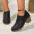 Women’s Ankle Boots – Chunky Heel, Side Zipper, Fall/Winter Style