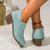 Women’s Ankle Boots – Chunky Heel, Side Zipper, Fall/Winter Style