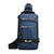 Nylon Men's Multifunction Backpack & Crossbody Bag with USB Port